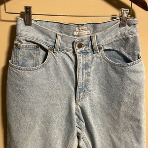 Light blue slim fit hi rise jeans